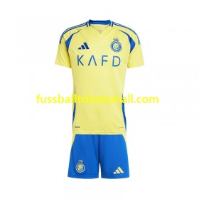 Fußballtrikots Al Nassr Kinder 2024-2025 Kurzarm Heimtrikotsatz kaufen